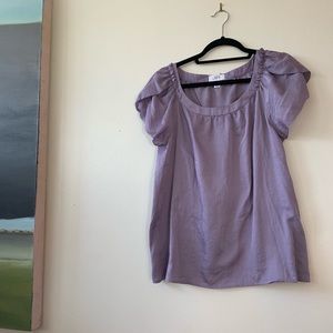 LOFT airy lilac blouse